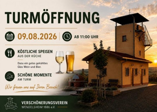 Turm&ouml;ffnung