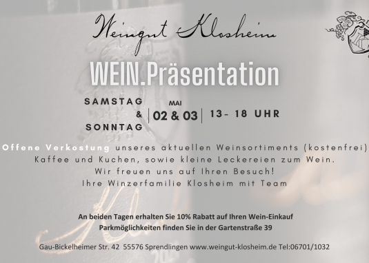 Wein.Pr&auml;sentation &copy; Lena Klosheim