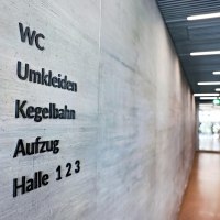 Rheinhessenhalle Monsheim Blick in Gang &copy; VG Monsheim Fotograf R.Uhrig