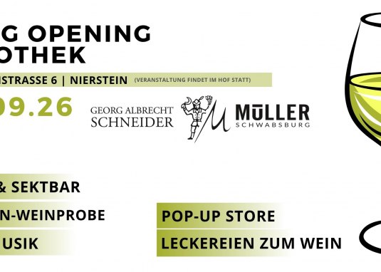 Long Opening Vinothek &copy; Weingut Schneider M&uuml;ller