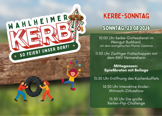 Programm am Samstag