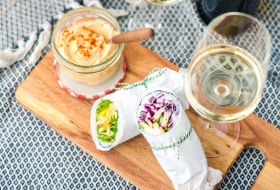 Sushi Burrito mit Spundekäs hoch © Foodistas Sushi Burrito mit Spundekäs hoch © Foodistas