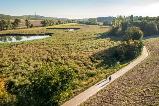 Fietsen Selztal Fietspad Hahnheimer Bruch Luchtfoto, &copy; &copy; Dominik Ketz