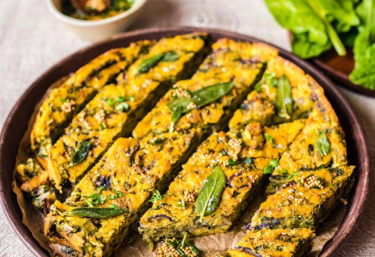 Wildkr&auml;uter Polenta mit M&uuml;ller-Thurgau, &copy; Foodistas