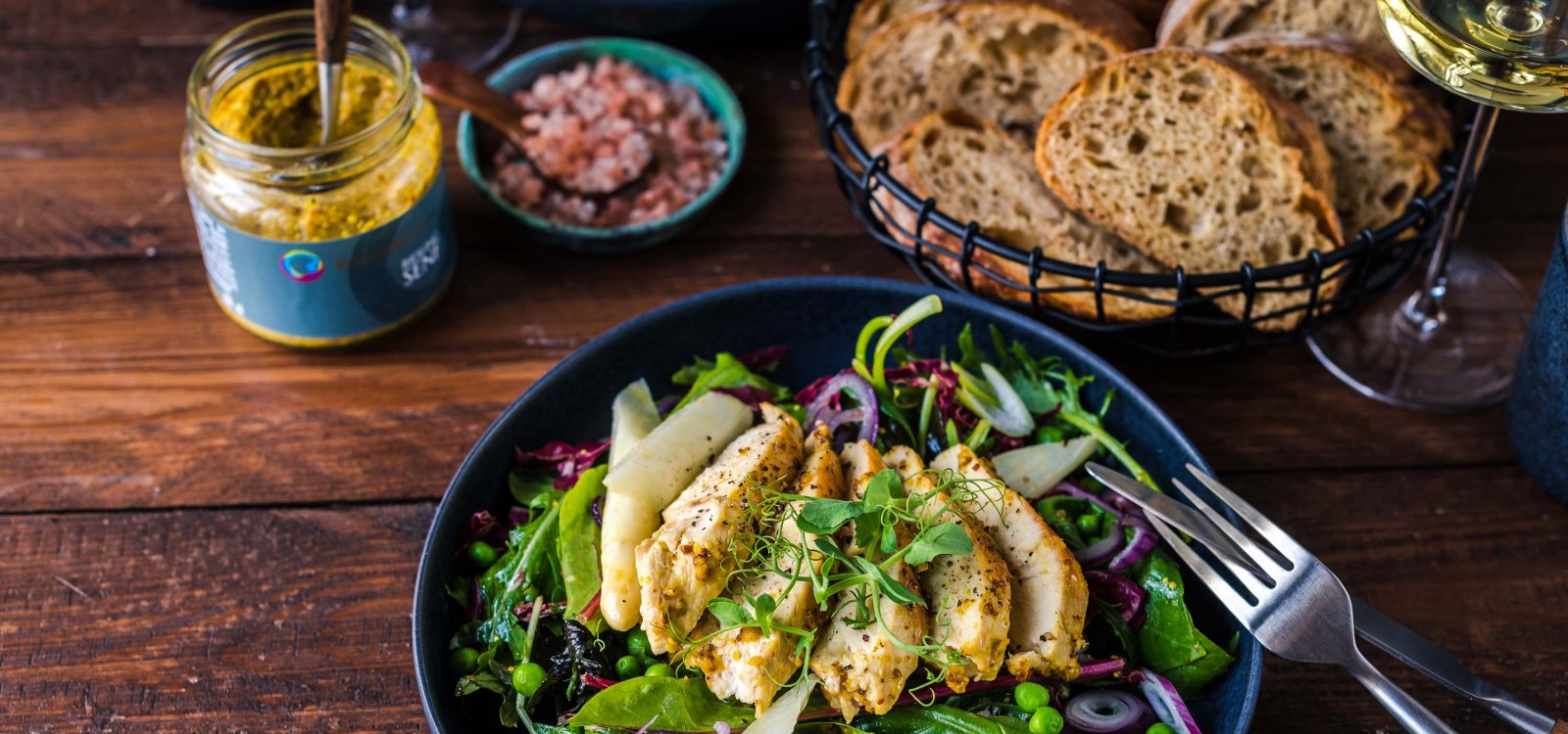 Spargelsalat mit Rieslingsenf, &copy; Foodistas