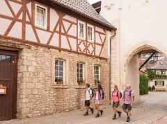 Hiker in New Bamberg &copy; Dominik Ketz | Rheinhessen Touristik GmbH
