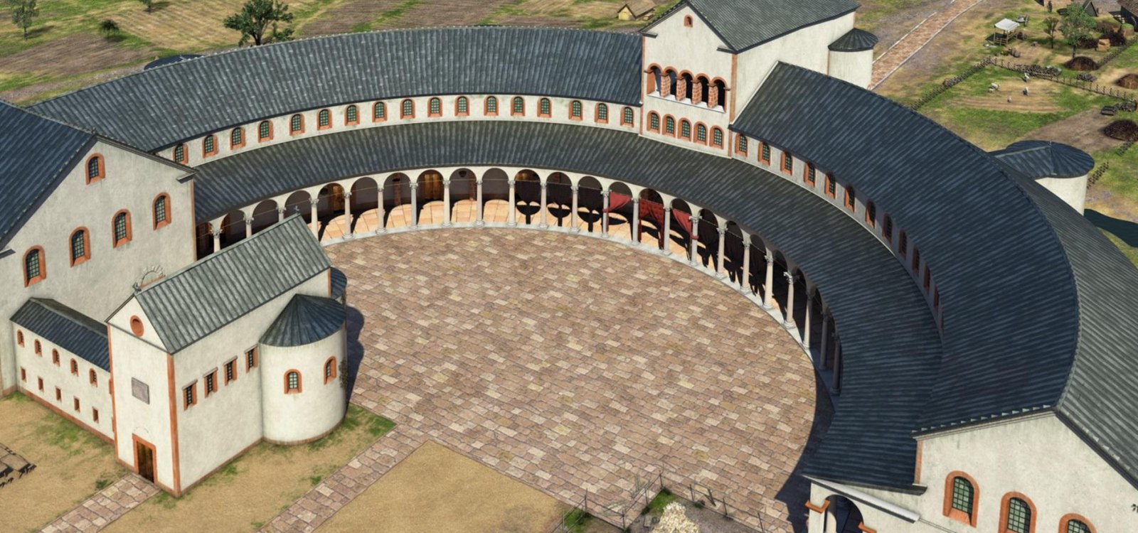 Halbkreisbau 1, &copy; Archimedix/Stadt Ingelheim