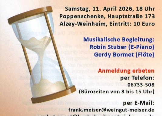 FlyerIm Laufe der Zeit &copy; Roswitha W&uuml;nsche-Heiden