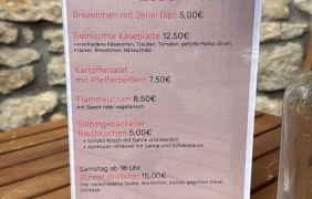 Speisekarte &copy; Weingut Doppelst&uuml;ck