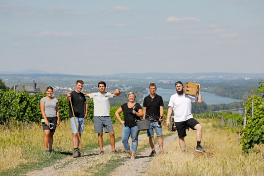 Wijngoed Hemmes, Bingen - de Crew, &copy; Melanie Hubach