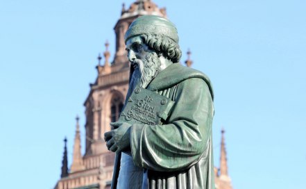 Gutenberg Statue in Mainz, © Stadt Mainz