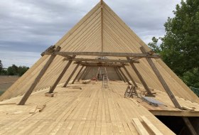 LEADER-Vorhaben &quot;Die Scheune der historischen Königsmühle für die Gemeinschaft nutzbar machen&quot; Baufortschritt _6 © Mühlenfreunde e. V.