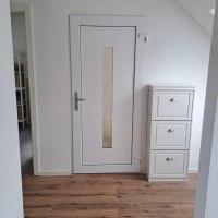 Ferienwohnungseingang bei Tag