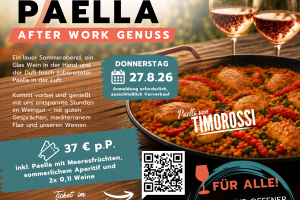 Wein & Paella Plakat