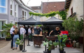 Event auf dem Laurentiushof in Mainz-Ebersheim &copy; Laurentiushof Weingut Eckert