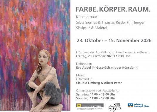 Kunstausstellung Farbe.K&ouml;rper. Raum &copy; Silvia Siemes