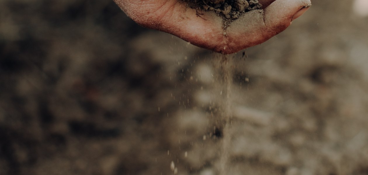 Weingut Bernhard_Erde und Hand, &copy; Ines Barwig