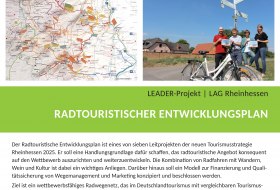 LEADER-Projekt Plakat: Radtouristischer Entwicklungsplan