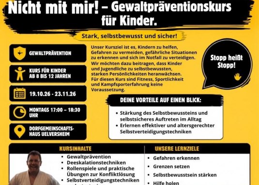 Gewaltpr&auml;ventionskurs &copy; TSV 1910 Uelversheim e.V.