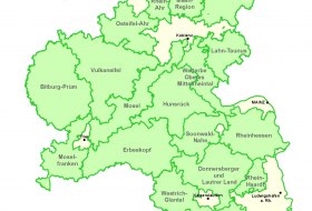 LEADER-Regionen in Rheinland-Pfalz 