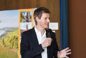 Tourismustag Rheinhessen 2019. Podiumsdiskussion "Chancen und Herausforderungen der Profilierung Rheinhessens als Radregion". Markus Appelmann &copy; Carsten Costard
