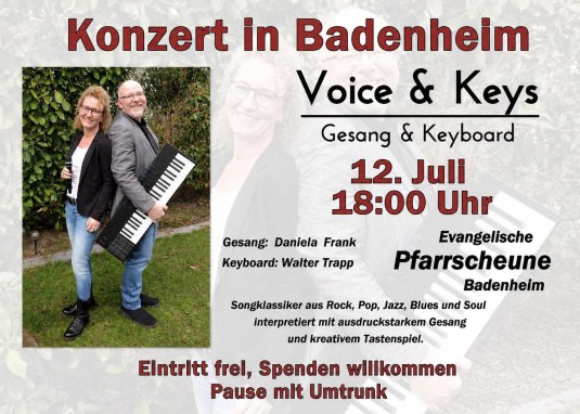 Voice & Keys in Badenheim &copy; Daniela Frank