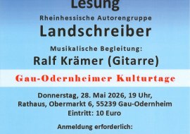 Forever Young Lesung Flyer