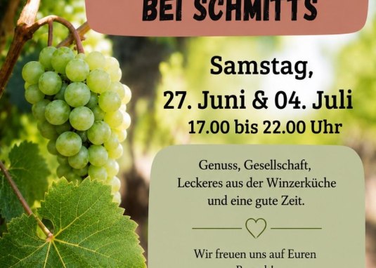Feierabendschorle bei Schmitts &copy; Weingut Schmitt, Hohen-S&uuml;lzen