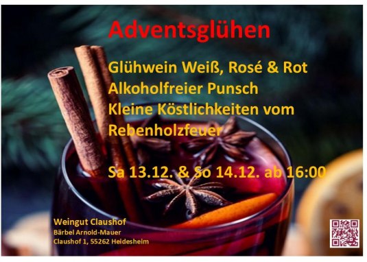 Adventsglühen © Weingut Claushof