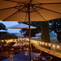 Terrasse abends