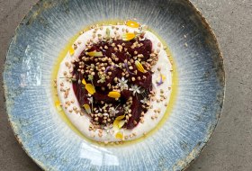 Gebackene rote Beete 