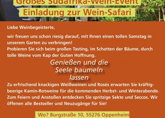 Weinevent bei Kloos und Kloos &copy; Stephanie Kloos