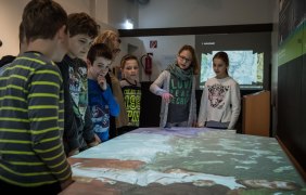 Modell Geologie & Geschichte im Mittelreintal &copy; Martin K&auml;mper / Stadt Bingen