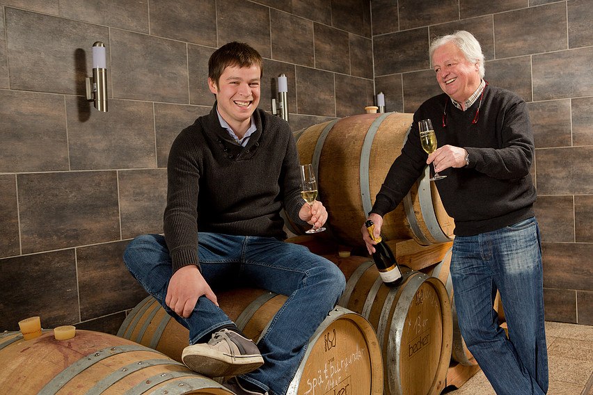 Weingut Becker_Tobias und Rainer Becker, &copy; Weingut Becker