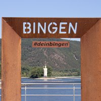 Fotorahmen am Binger Kulturufer