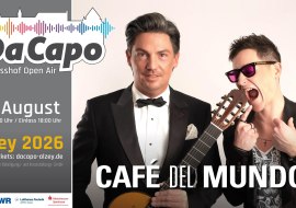 Plakat DaCapo Caf&eacute; del Mundo, &copy; Stadtverwaltung Alzey