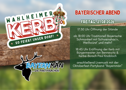 Programm am Freitag