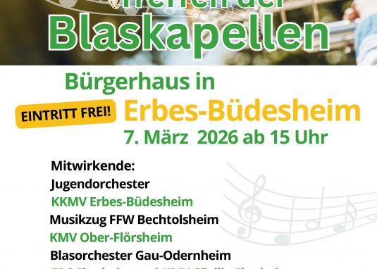 Treffen der Blaskapellen Flonheim &copy; VG Alzey-Land