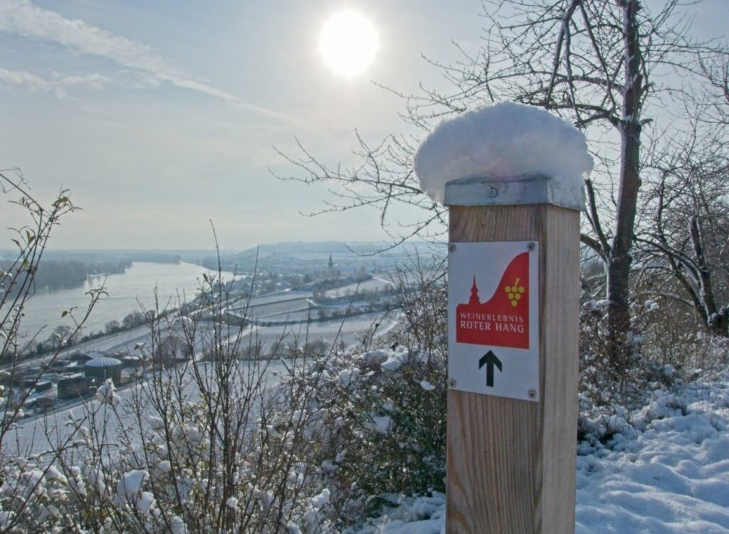 Winterliches Wandern am Roten Hang, © Frank Hamm