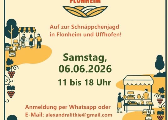 Plakat Dorfflohmarkt