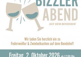 Bizzlerabend, &copy; Bendehof Weingut Gerd und Niklas Winter GbR