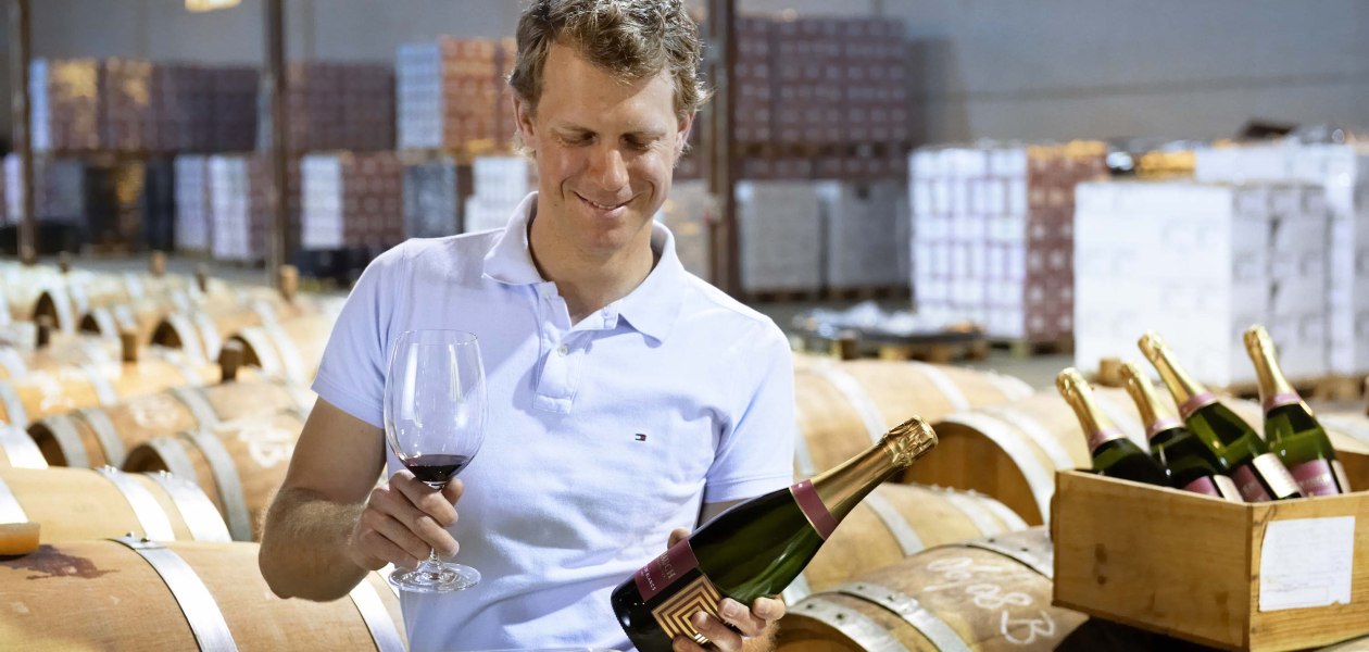 Tim Weissbach, sparkling wine factory Strauch