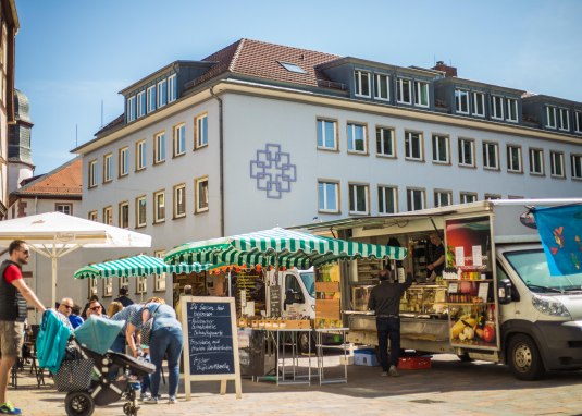 Wochenmarkt &copy; Stadt Alzey