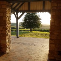 Schutzh&uuml;tte via vinea Sonnenuntergang &copy; Tourist Info Sprendlingen-Gensingen