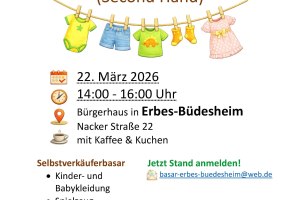 Flyer Basar, &copy; Landfrauen Erbs-B&uuml;desheim