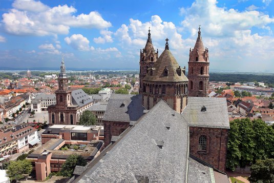 Worms Dom Luftbild, &copy; R. Uhrig