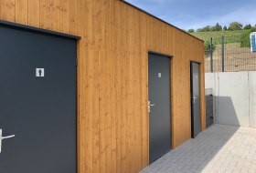 Toilettenanlage an der Kreuzkapelle am Wi&szlig;berg