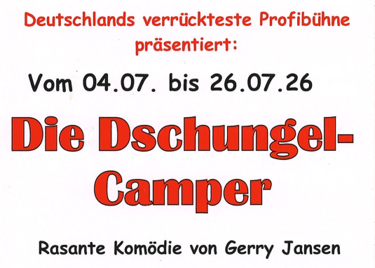 Plakat Dschungel Camper
