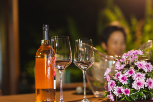 Weinverkostung, &copy; Weingut Huff-Doll