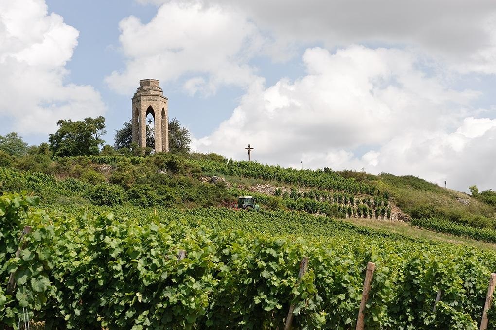 Blick auf das Zellertaler Ehrenmal